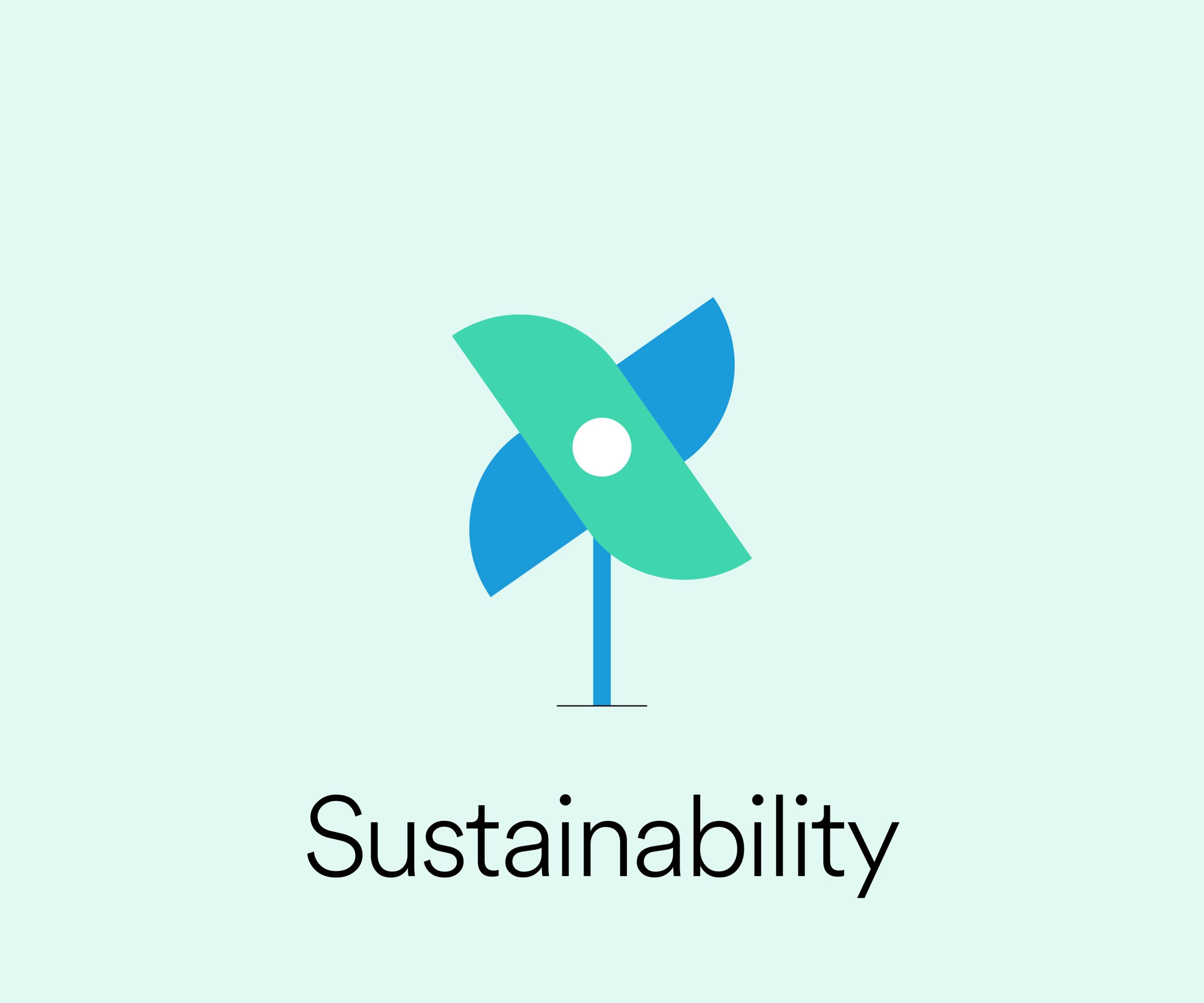 Climate initiative sustainability icon